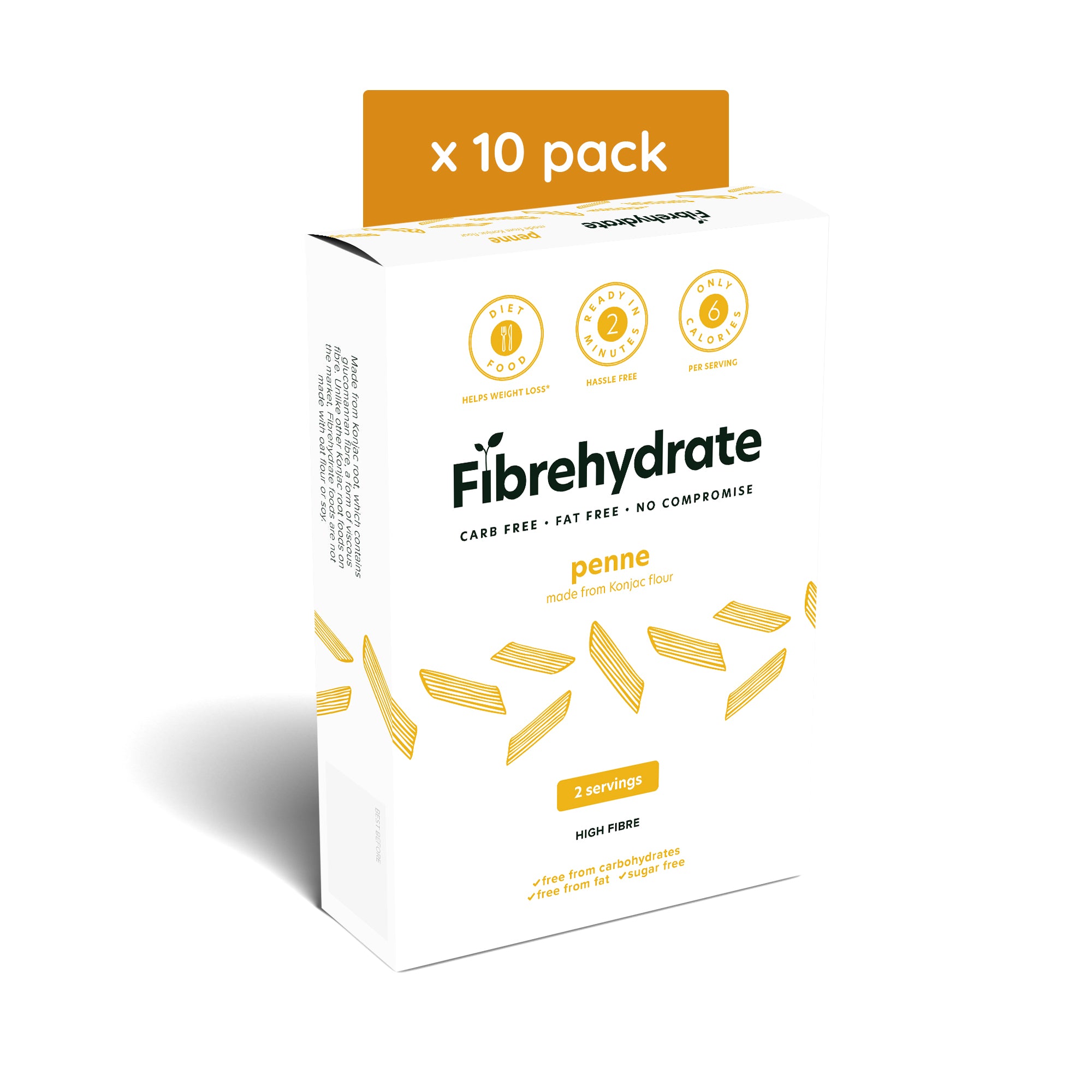 Fibrehydrate Penne Pasta (10 pack)