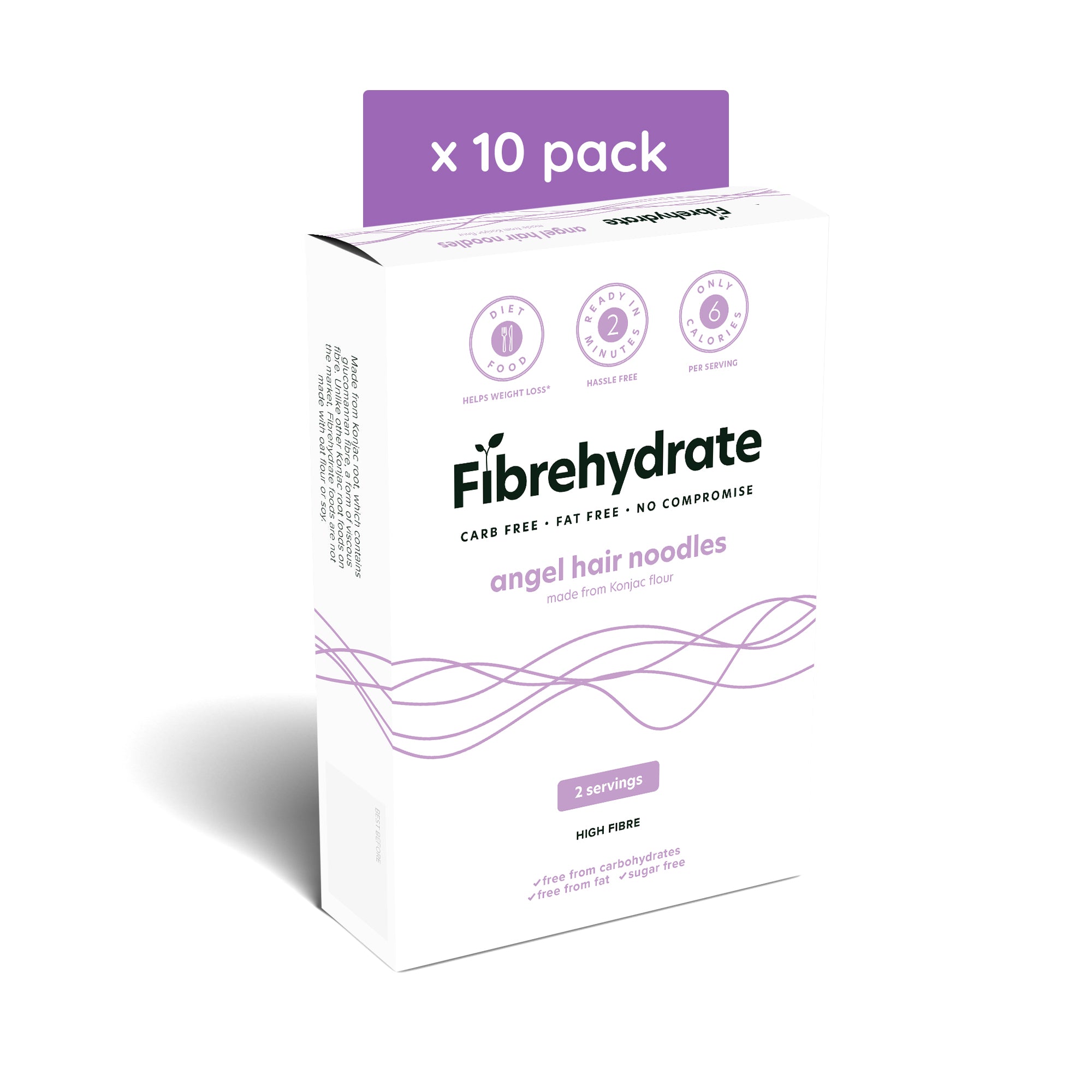 Fibrehydrate Angel Hair Noodles (10 pack)