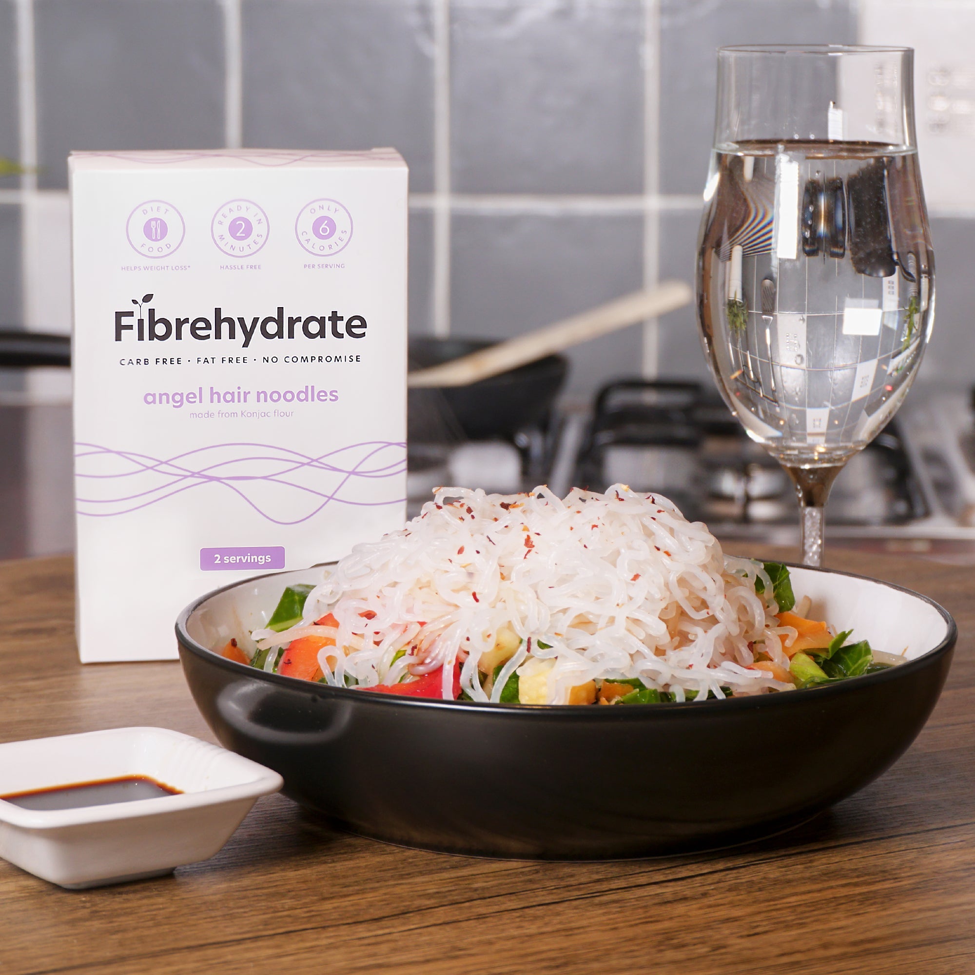 Fibrehydrate Angel Hair Noodles (1 pack)